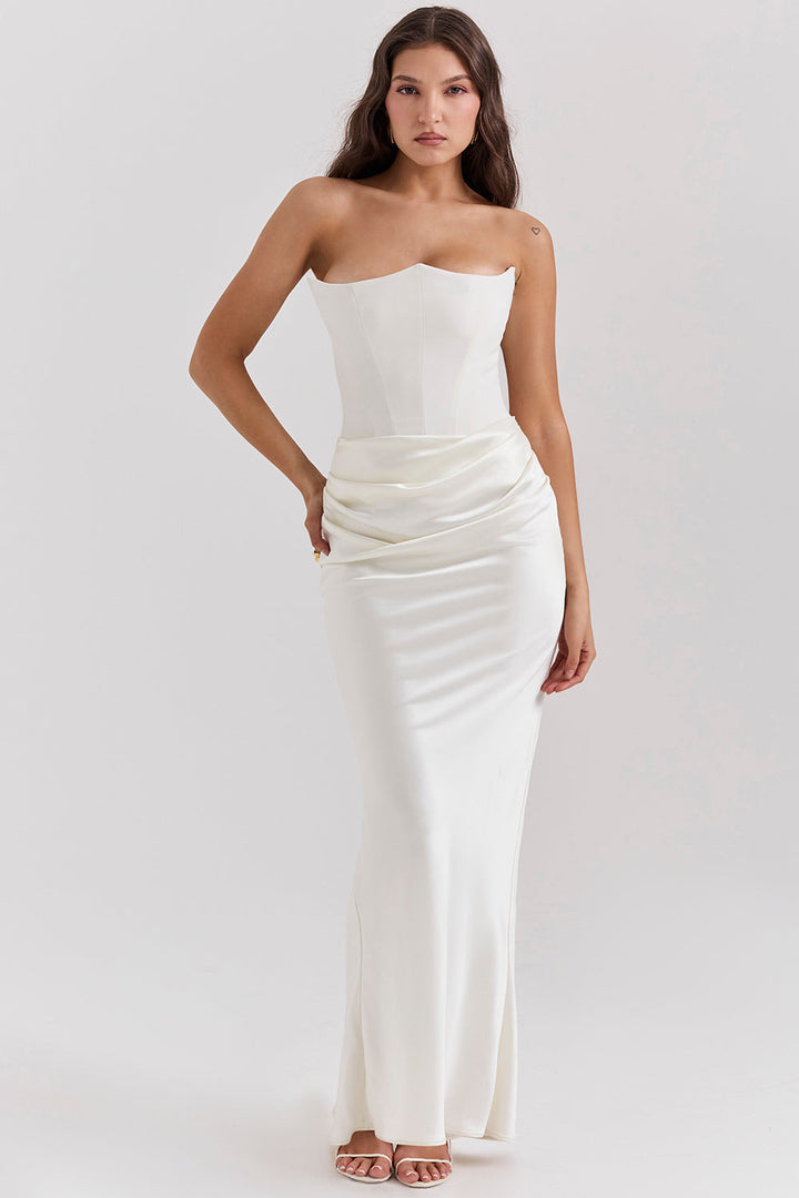 Echoarchiv | Elegante Strapless Korsettkleid