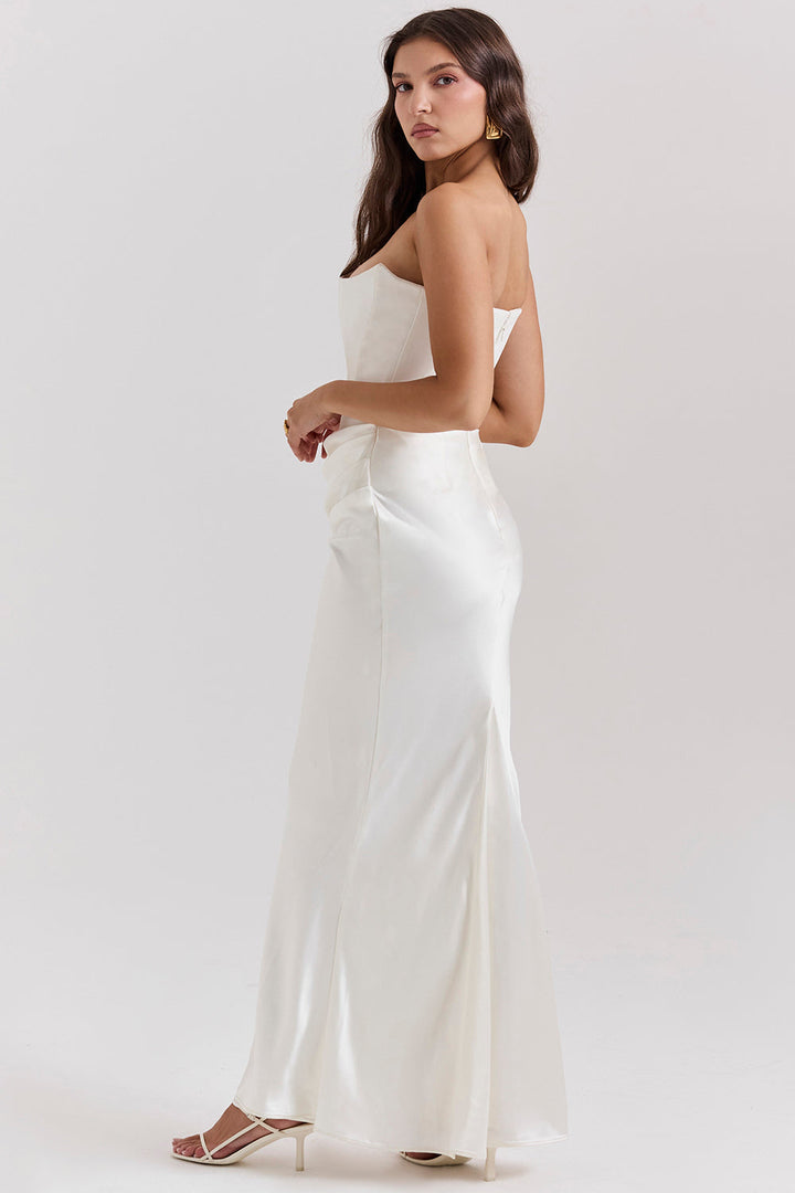 Echoarchiv | Elegante Strapless Korsettkleid