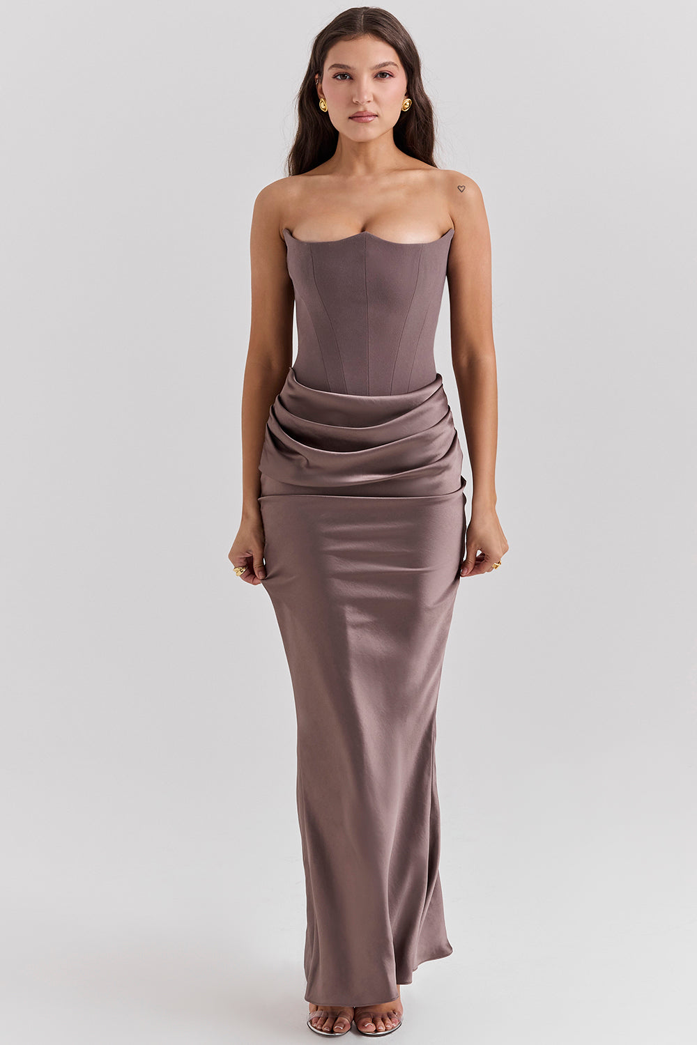Echoarchiv | Elegante Strapless Korsettkleid