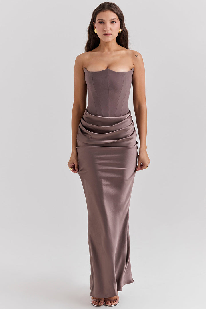 Echoarchiv | Elegante Strapless Korsettkleid
