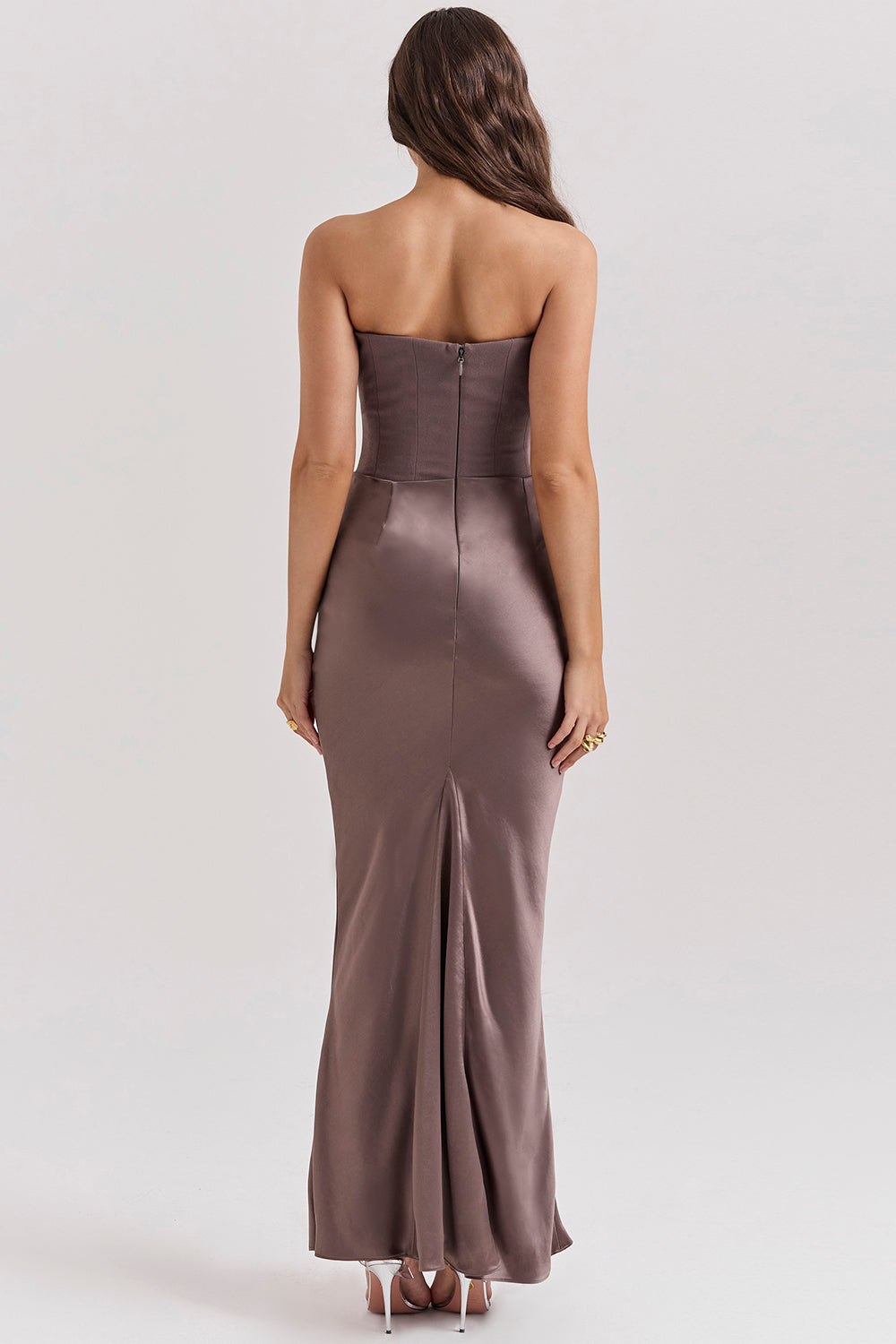 Echoarchiv | Elegante Strapless Korsettkleid