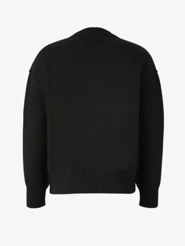 Echoarchiv | Luxuriöser Rundhalsausschnitt Herzmuster Pullover mit Langen Ärmeln