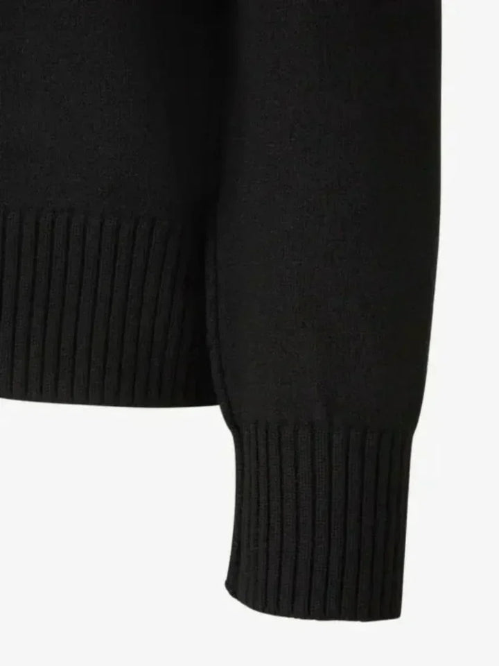 Echoarchiv | Luxuriöser Rundhalsausschnitt Herzmuster Pullover mit Langen Ärmeln