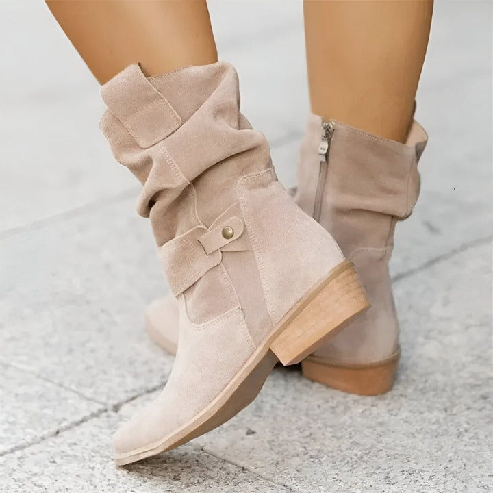 Damen Kunst-Wildleder Stiefel mit Plüsch & Komfort | Echoarchiv