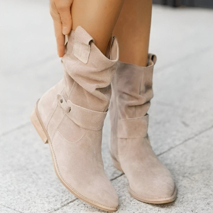 Damen Kunst-Wildleder Stiefel mit Plüsch & Komfort | Echoarchiv