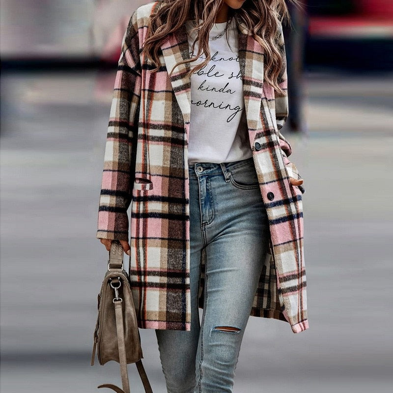 Echoarchiv | Karierte Jacke für Frauen - Stylisch und Bequem