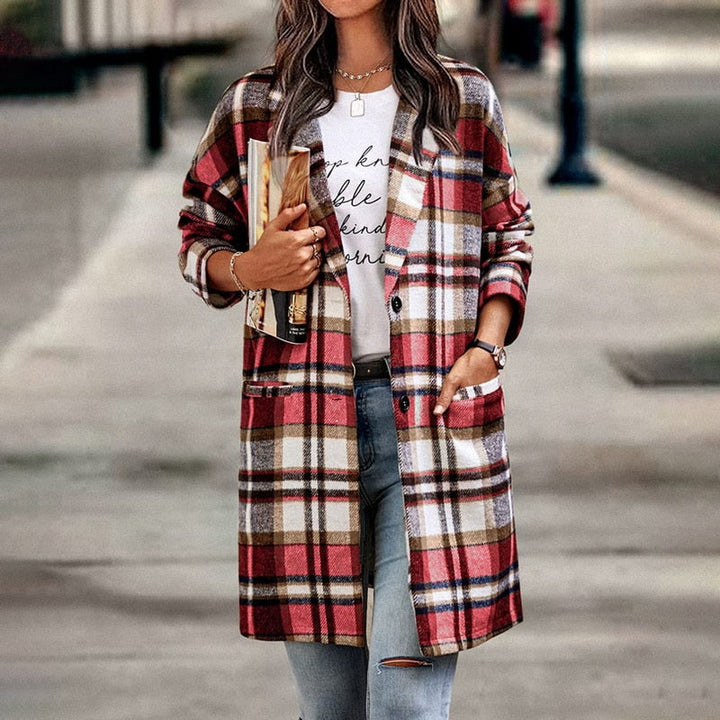Echoarchiv | Karierte Jacke für Frauen - Stylisch und Bequem