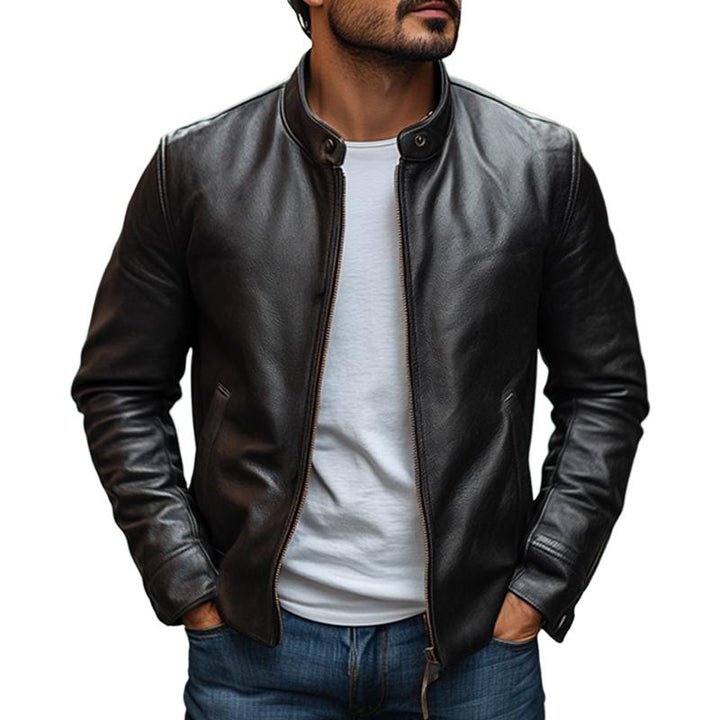 Jacke - Modernes Slim Fit Design mit Stehkragen, Stilvolle Alltags- und Freizeitjacke – Taviero