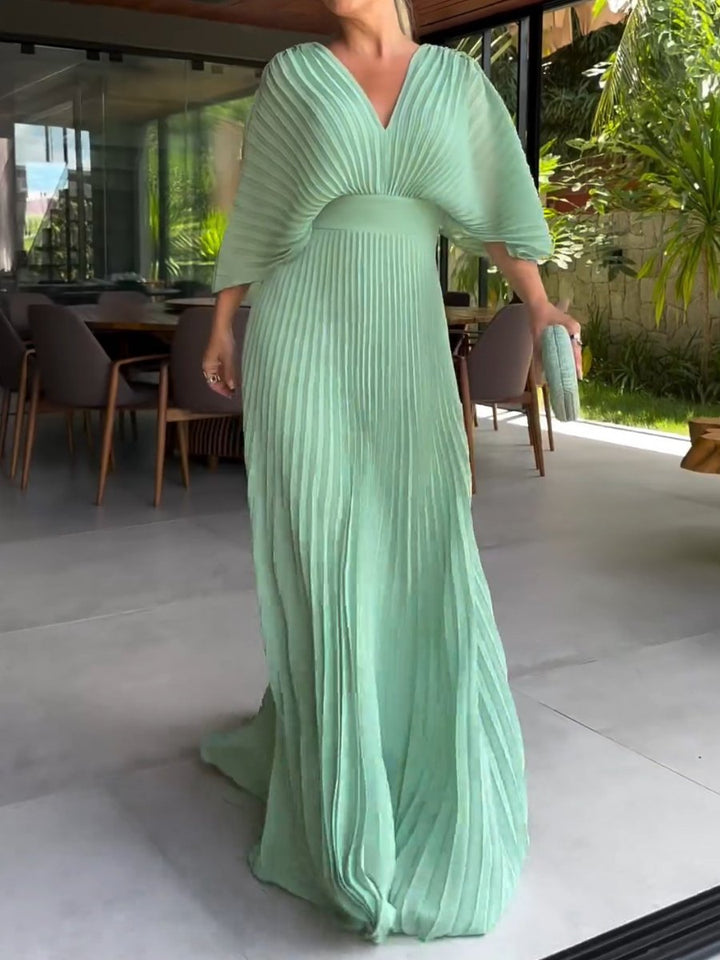 Echoarchiv | Maxi-Kleid mit Falten