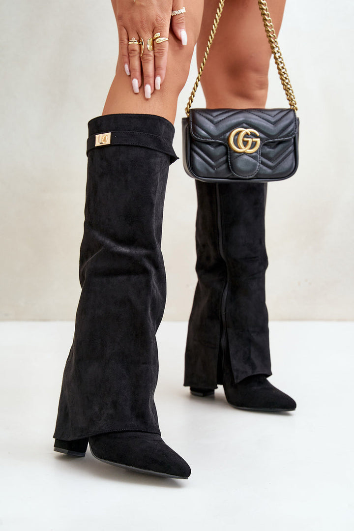 Echoarchiv | Elegante Kniehoge Stiefel mit Riemchen