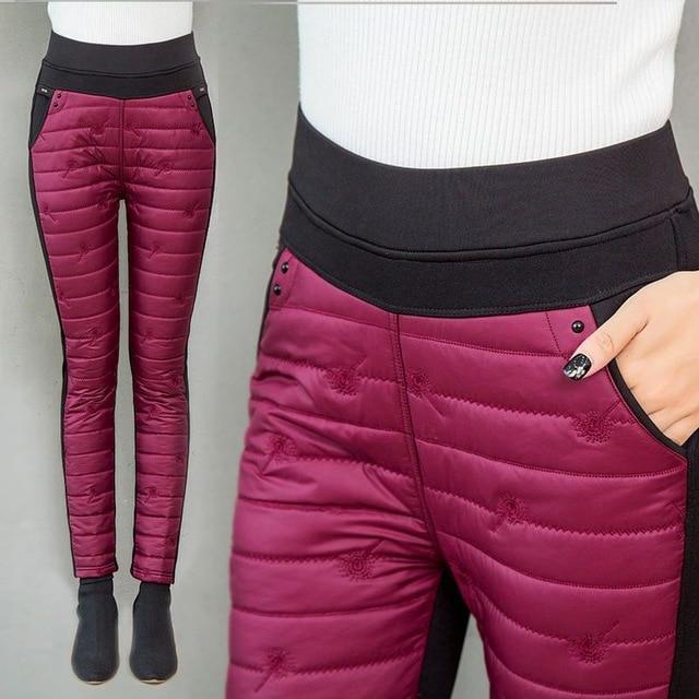 Echoarchiv Premium wasserabweisende wattierte Damen Schneehose für den Winter