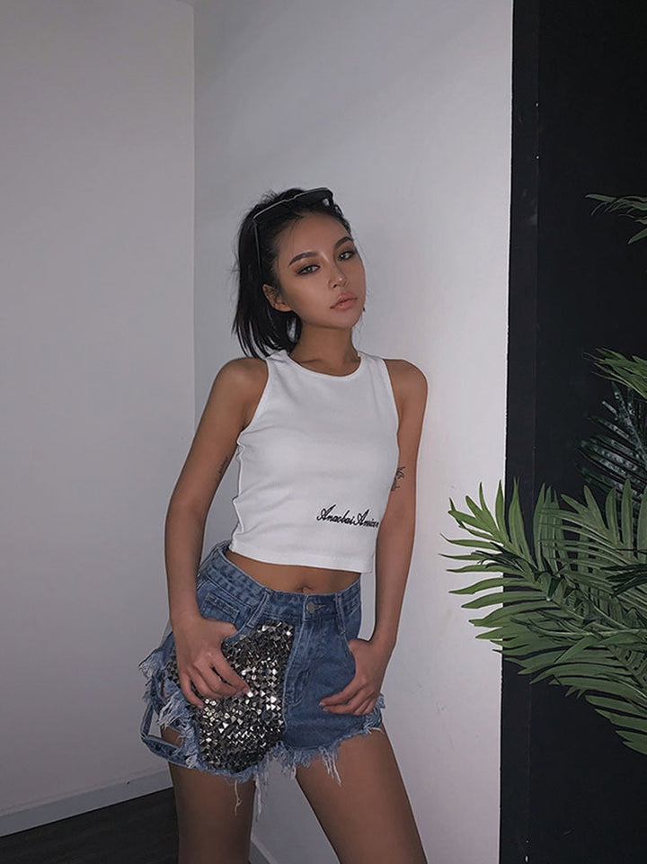 Rivet Shorts Aushöhlen – Avélisse