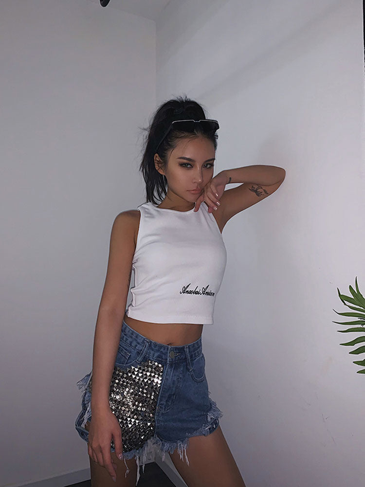 Rivet Shorts Aushöhlen – Avélisse