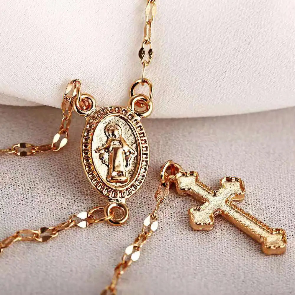 Elegante Rosenkranz Kette für Damen – Avelisse