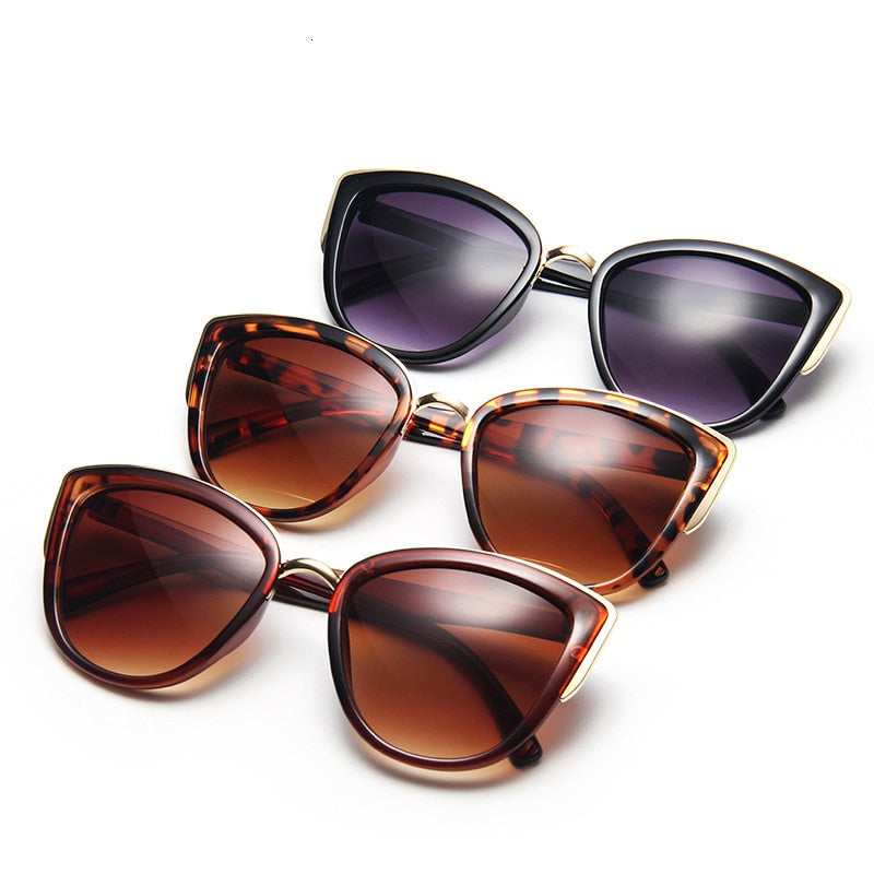 Echoarchiv | Cat Eye Retro Fahrender Runde Metallrahmen Sonnenbrille