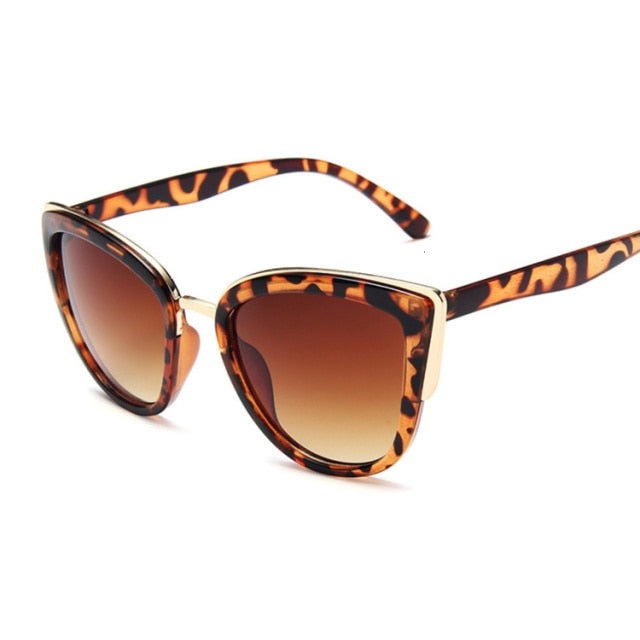 Echoarchiv | Cat Eye Retro Fahrender Runde Metallrahmen Sonnenbrille