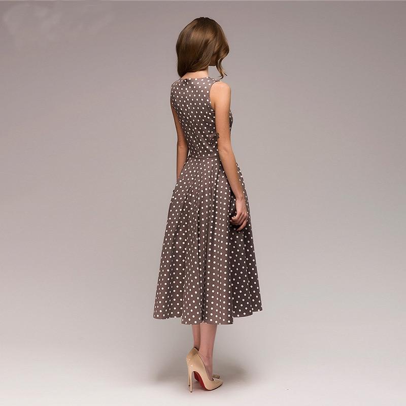 Echoarchiv | Vintage Gepunktetes Kleid Ferna