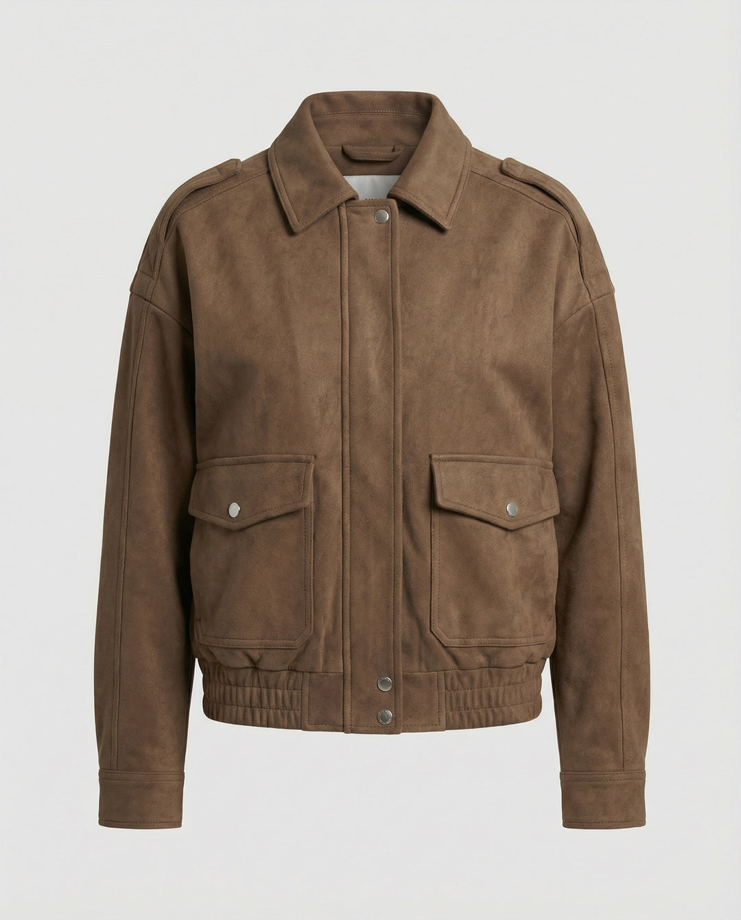 Freizeitkleidung Damen Samtjacke Locker