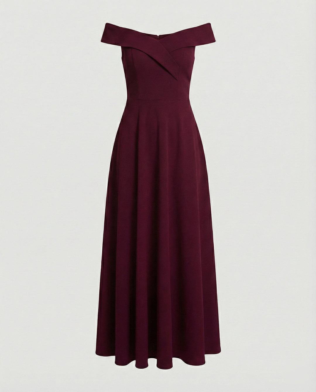 Echoarchiv | Elegantes Off-Shoulder Langes Catwalk Abendkleid