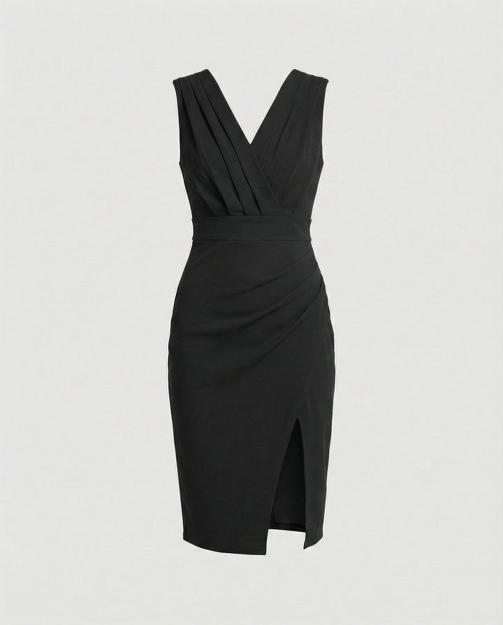 Echoarchiv | Ärmelloses Kleid mit Hoher Taille