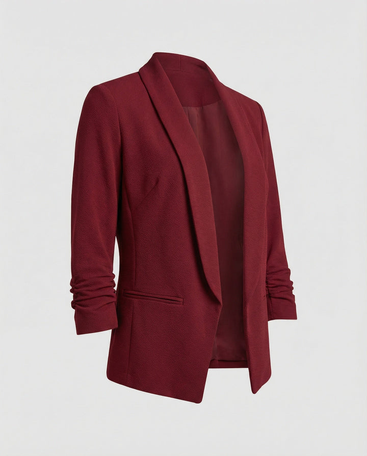 Echoarchiv – Stilvoller Blazer Mit Offener Vorderseite
