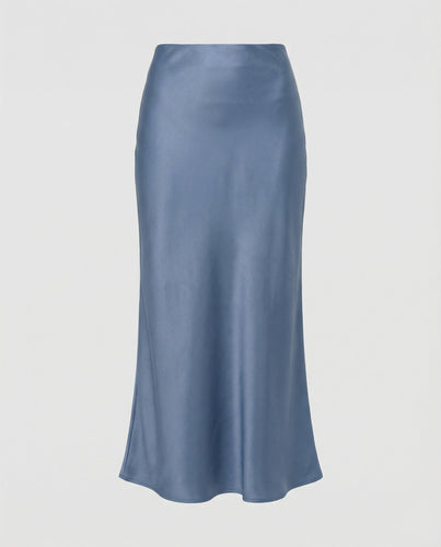 Damen Maxirock Satin High Waist – Valéora