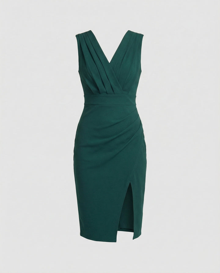 Echoarchiv | Ärmelloses Kleid mit Hoher Taille