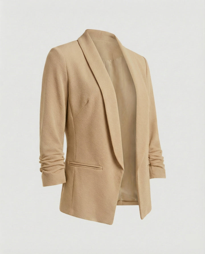 Echoarchiv – Stilvoller Blazer Mit Offener Vorderseite