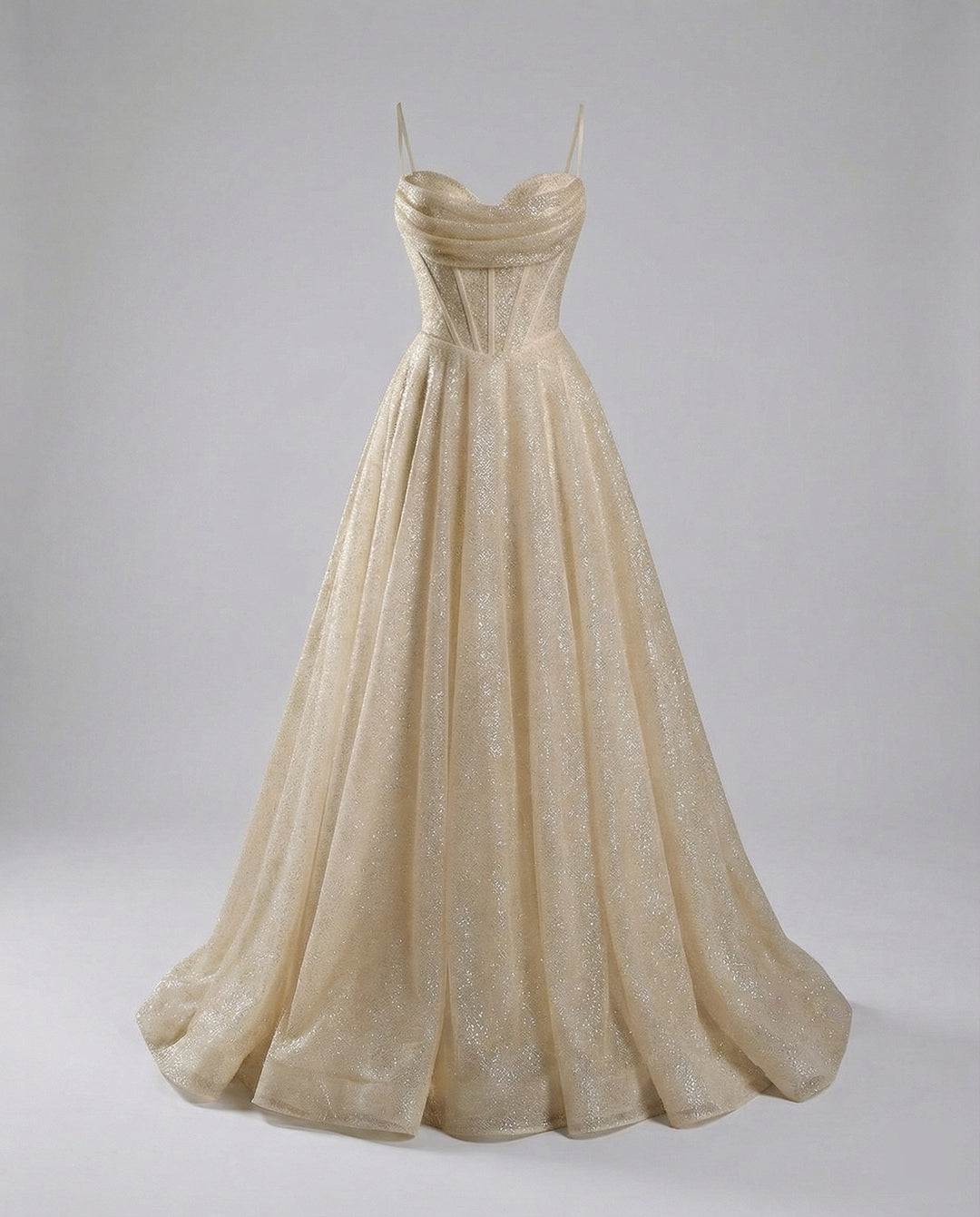 Echoarchiv | Glitter Ballkleid mit Schnürung