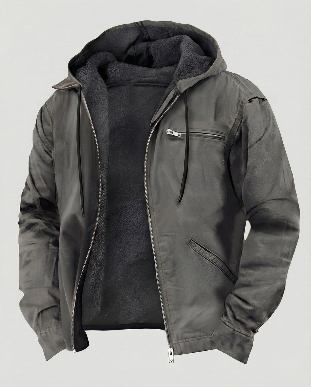Outdoor-Jacke Herren Kapuze