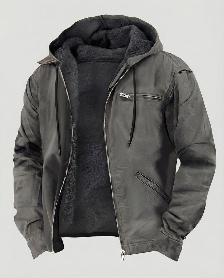 Outdoor-Jacke Herren Kapuze