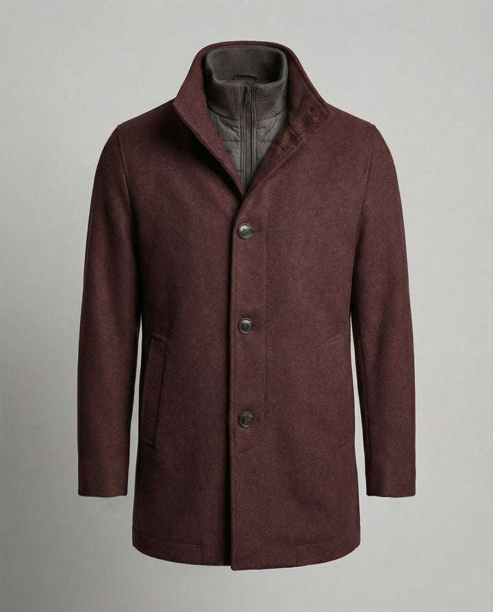 Die verfeinerte und luxuriöse Jacke mit Weste