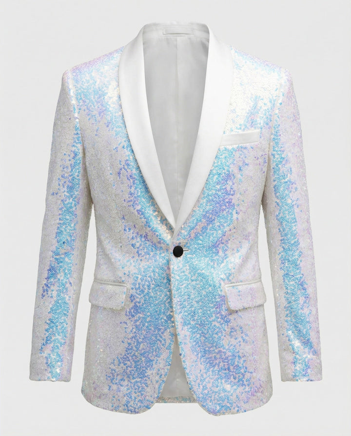 Glamouröser Pailletten Blazer Herren – Valéne