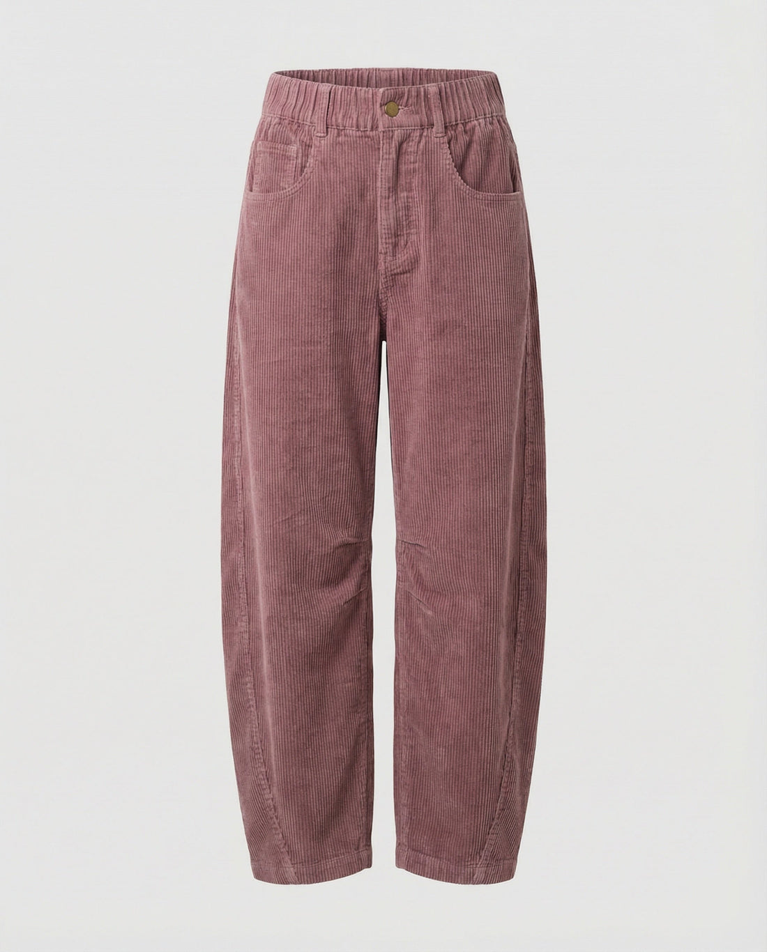 Damen Cordhose Damen weit High Waist – Avélisse