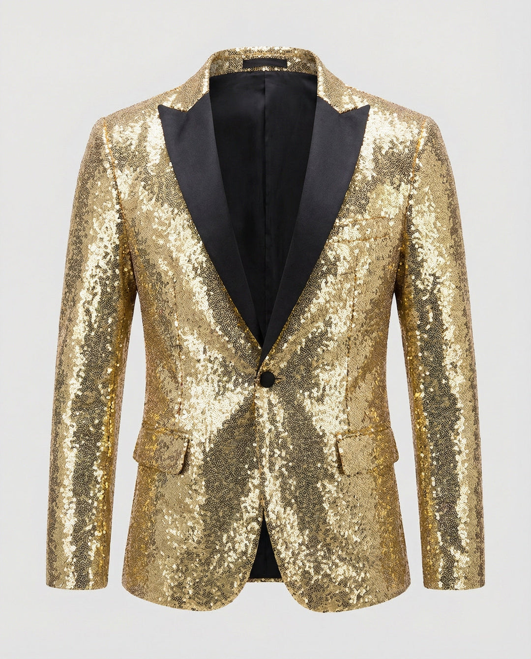 Glänzender Herren Pailletten Blazer