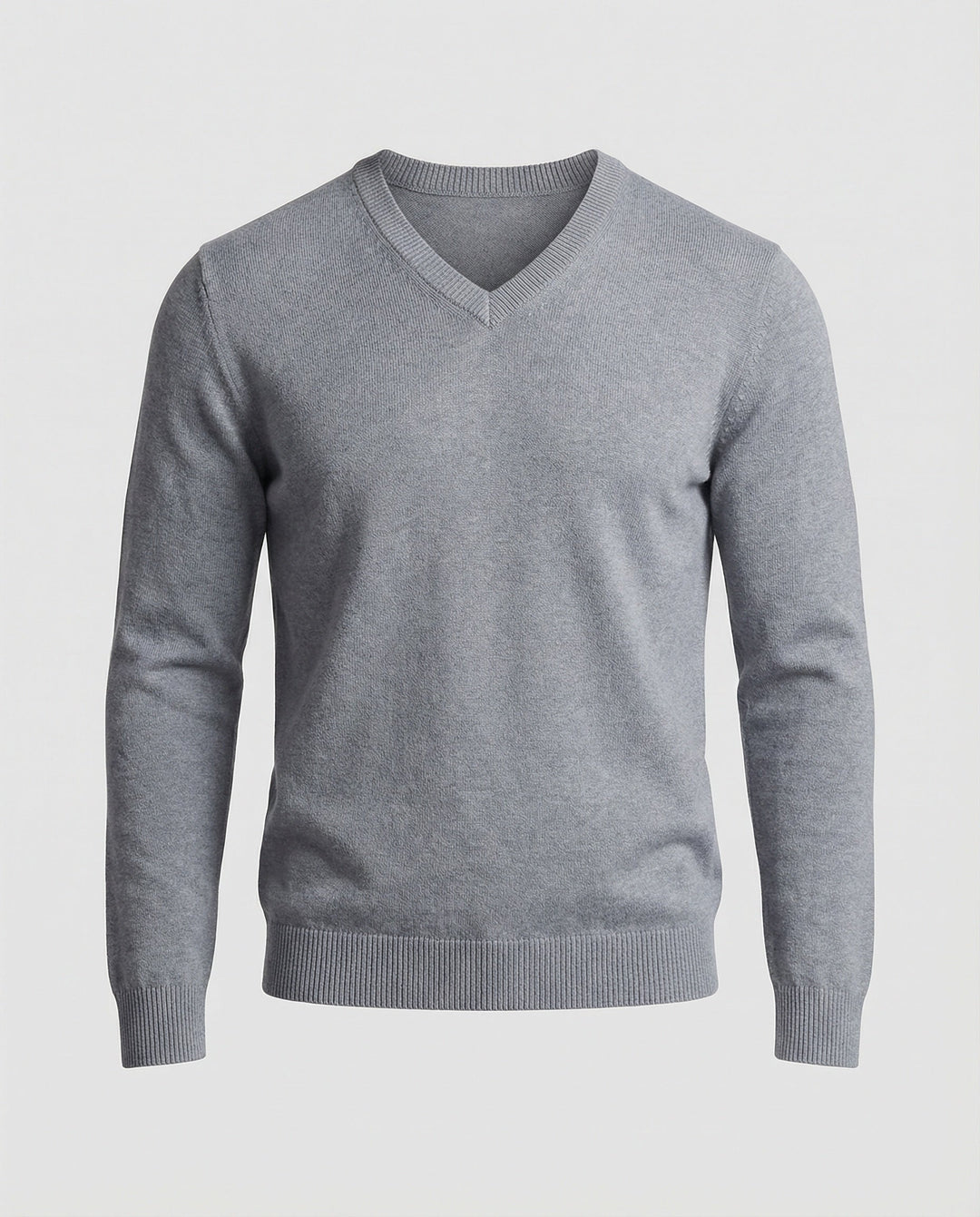 Herren V-Ausschnitt Feinstrickpullover Echoarchiv