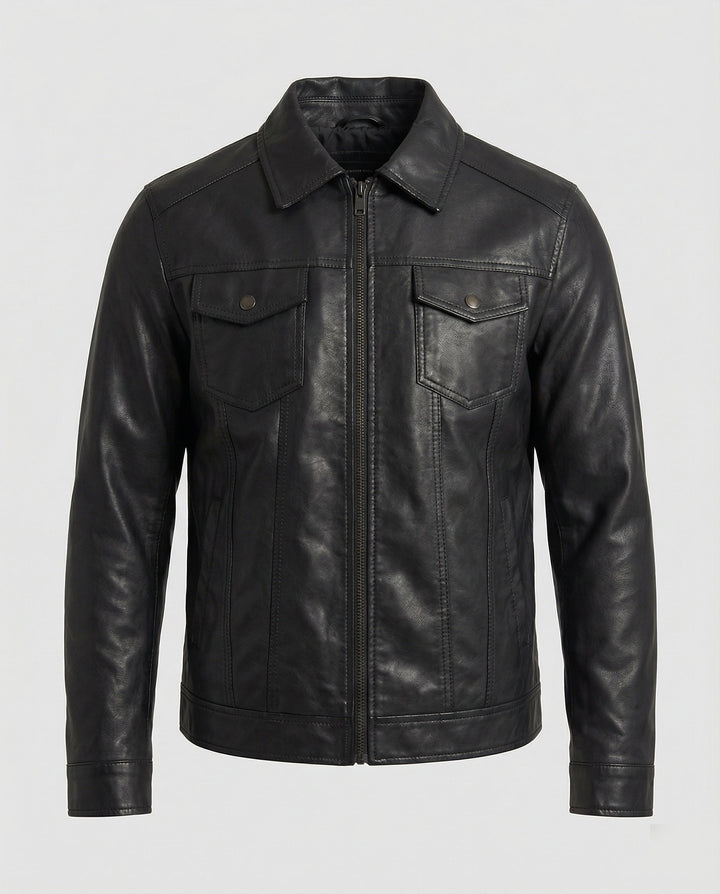 Exklusive Herren-Lederjacke in Premium-Qualität – Valtoré