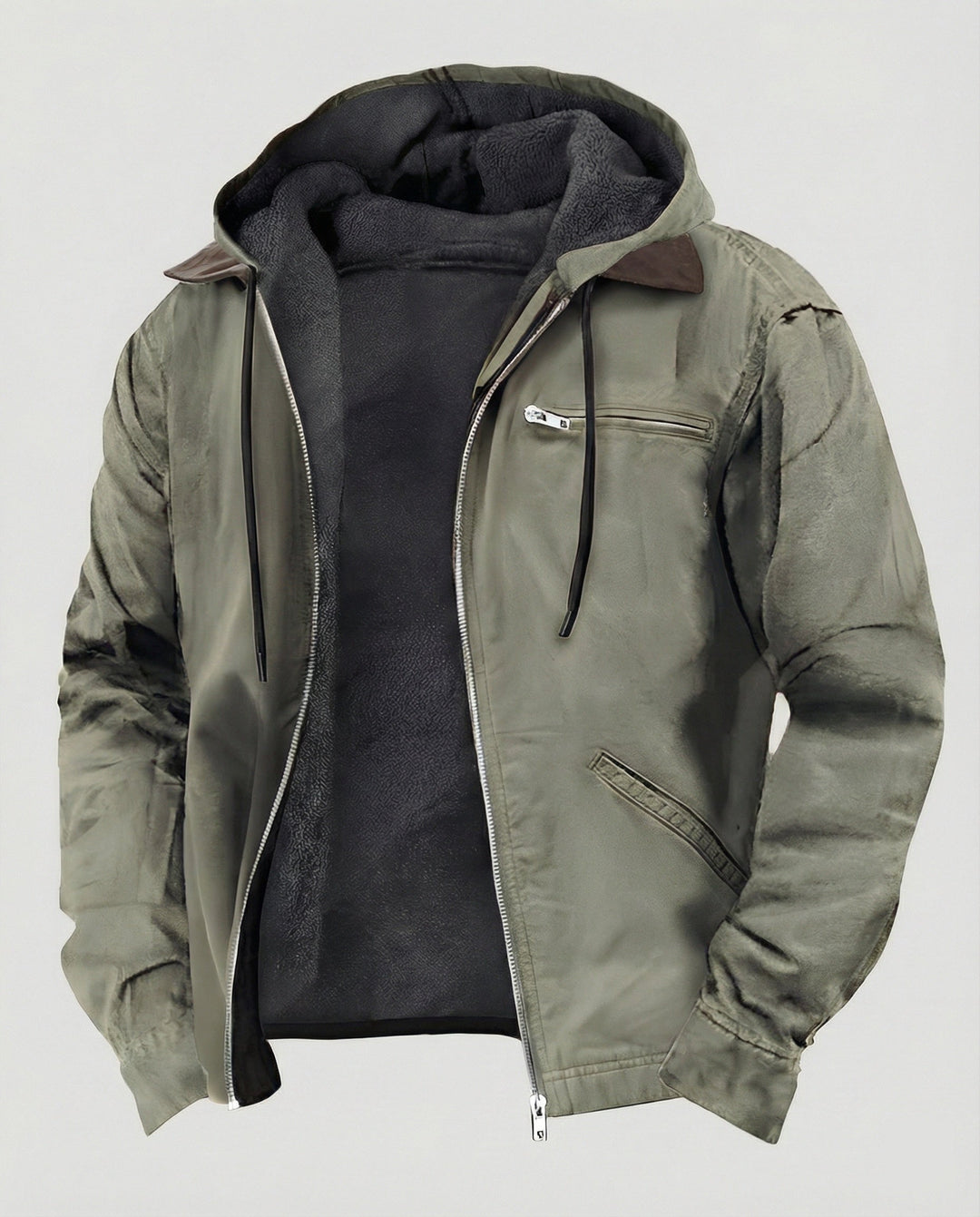 Outdoor-Jacke Herren Kapuze
