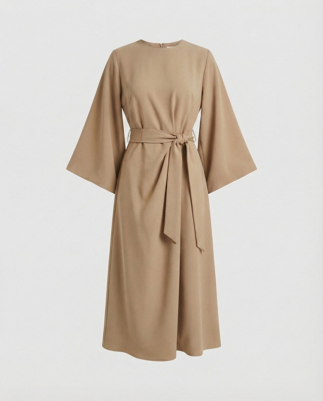 Echoarchiv | Elegantes Kleid mit Laternenärmeln und Gürtel