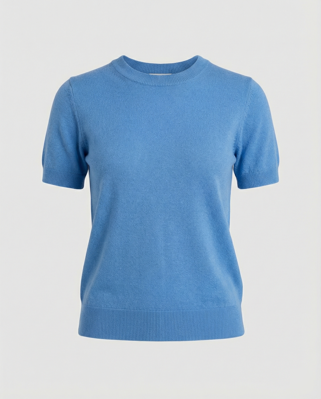 Damen Feinstrickpullover mit Kurzarmiger Silhouette und Weich Fließendem Material Echoarchiv