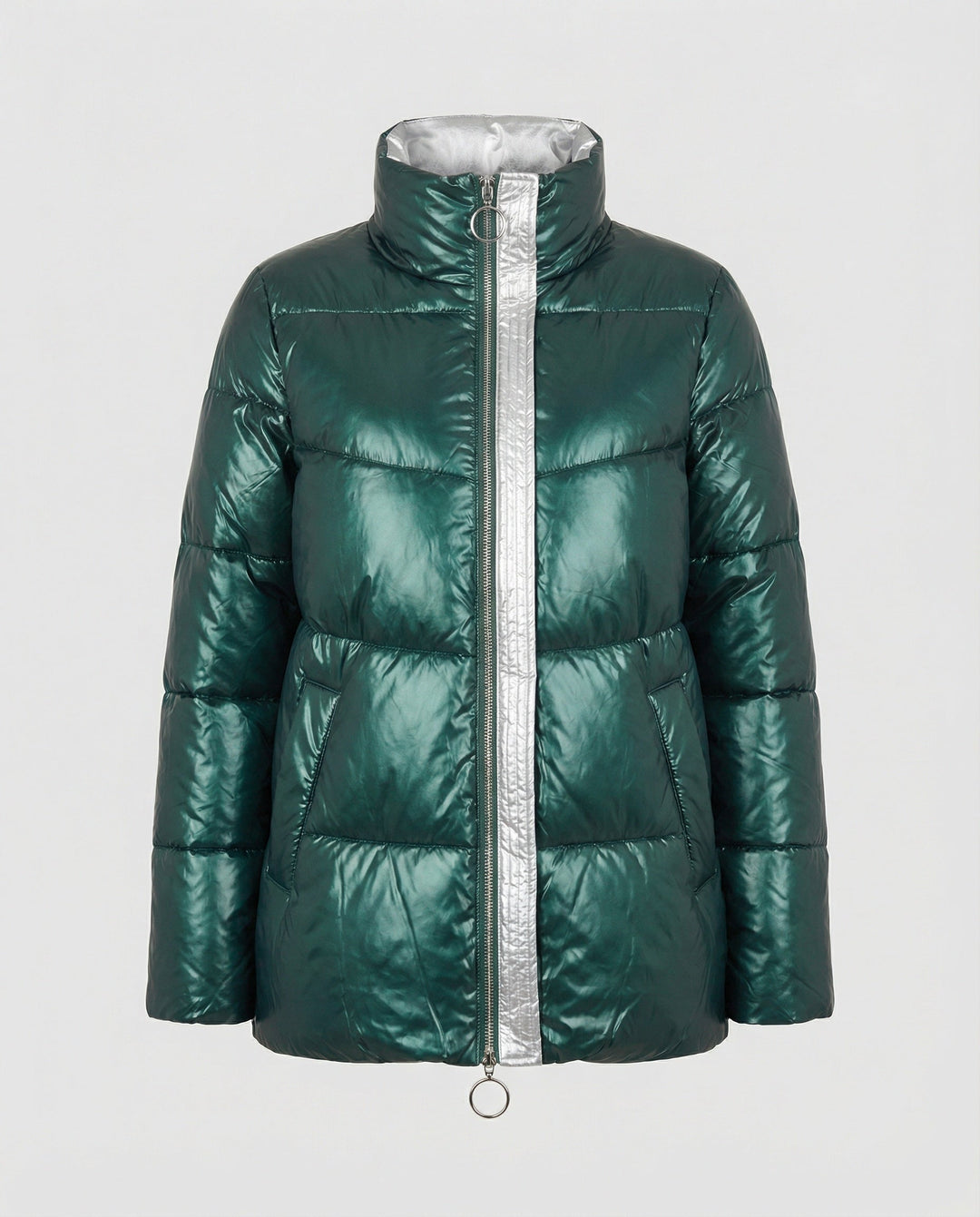 Echoarchiv Glänzende Leuchtende Stylische Jacke