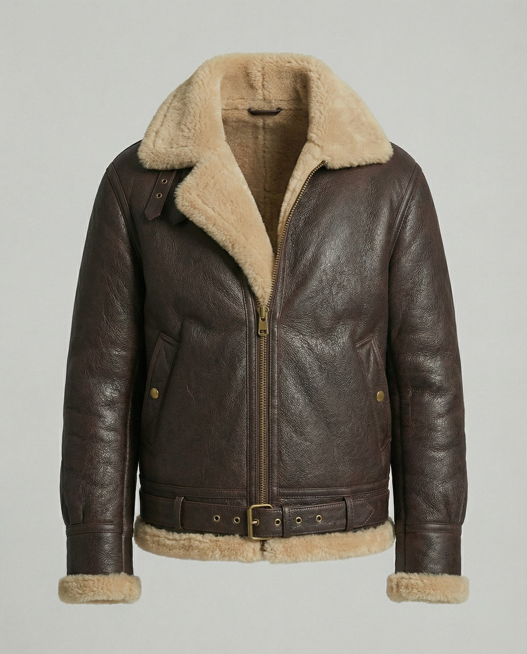 Echoarchiv | Schaffell Fliegerjacke