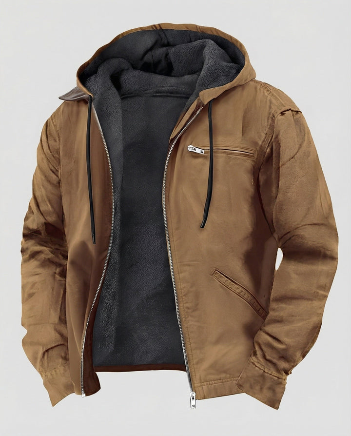 Outdoor-Jacke Herren Kapuze