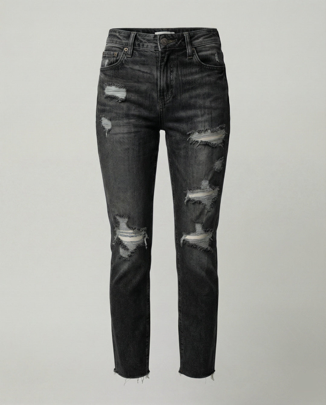 Damen Slim Fit JEchoarchivns mit Destroyed Details im Used-Look | Echoarchiv