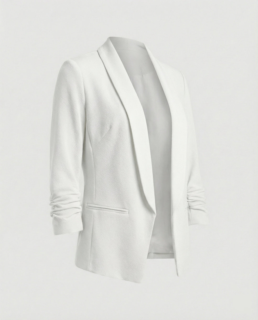 Echoarchiv – Stilvoller Blazer Mit Offener Vorderseite
