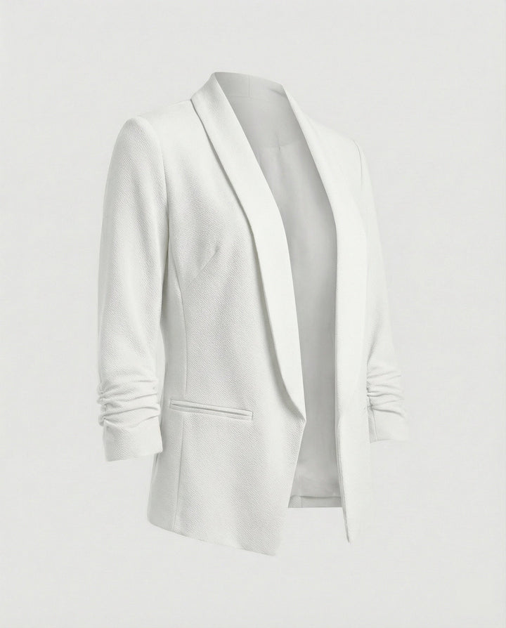 Echoarchiv – Stilvoller Blazer Mit Offener Vorderseite