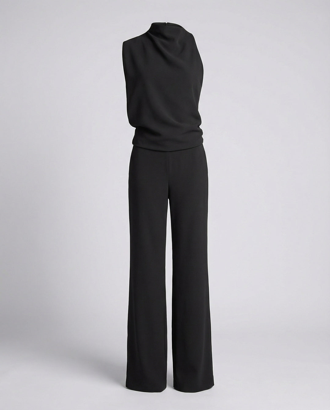 Eleganter Jumpsuit mit Rundhalsausschnitt für Alltag & Besondere Anlässe | Echoarchiv