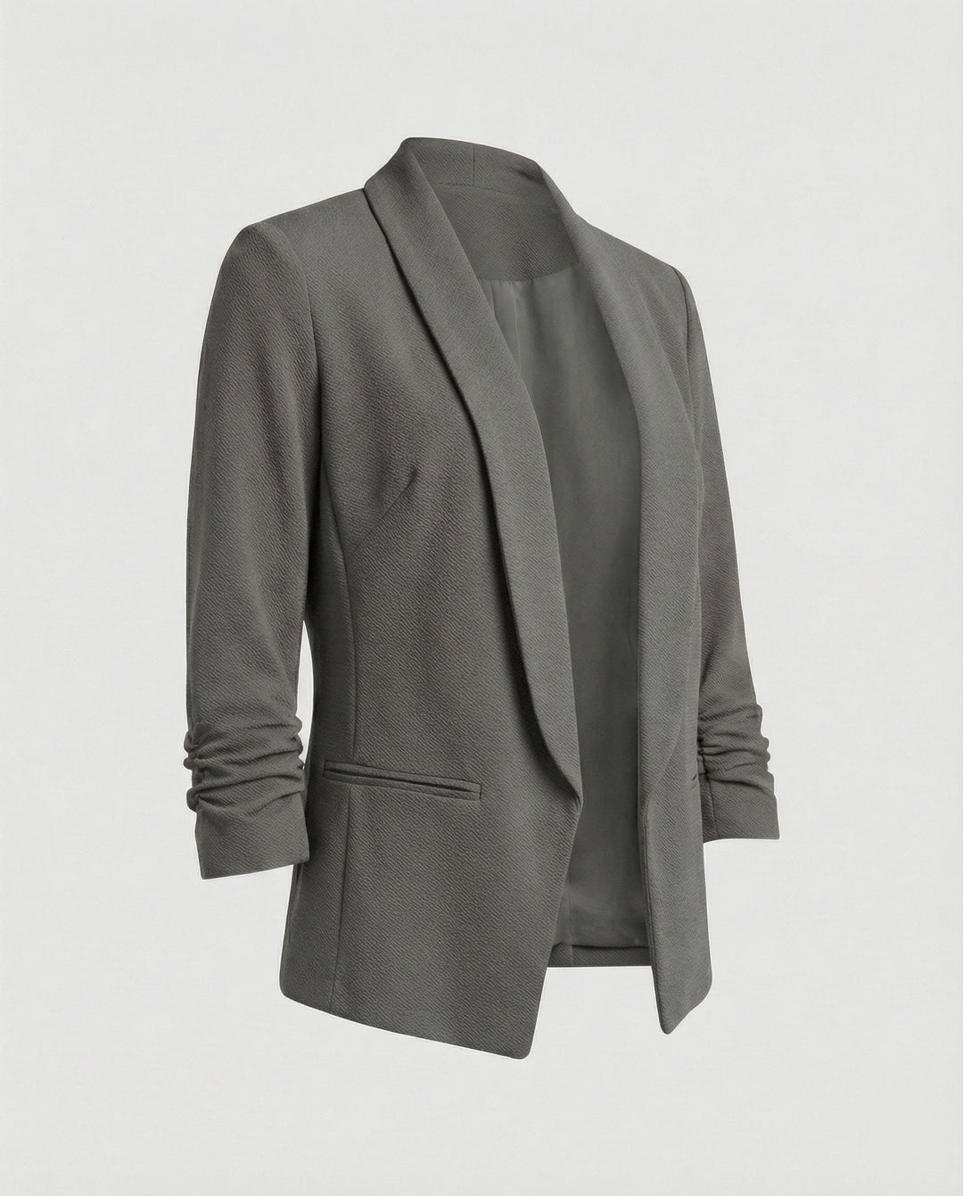 Echoarchiv – Stilvoller Blazer Mit Offener Vorderseite