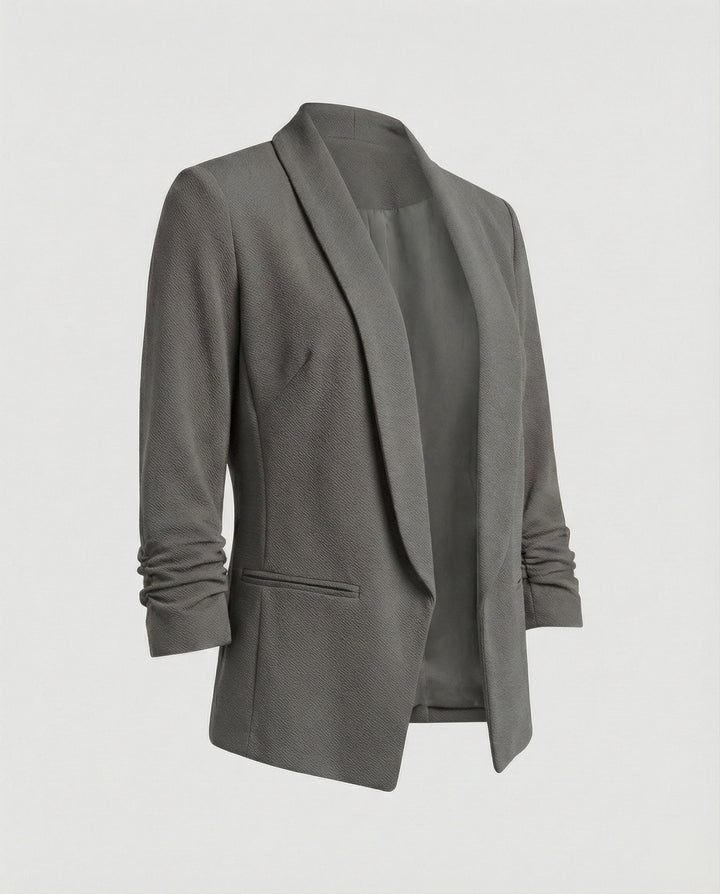 Echoarchiv – Stilvoller Blazer Mit Offener Vorderseite