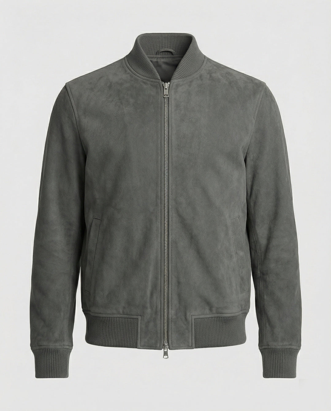 Freizeitkleidung Herren Bomberjacke Lederoptik
